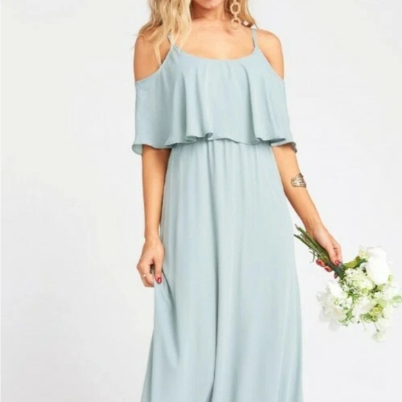 Show Me Your MuMu Dresses & Skirts - NWT Show Me Your Mumu Blue Bridesmaid Dress